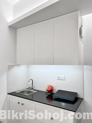 Rent  Furnished 2 Room Apartment in Bashundhara R/A